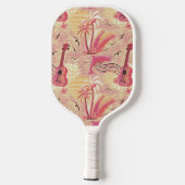 Monogrammed Tropical Paradise Pink Pickleball Paddle (Achterkant)