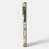 Monogrammed Tropical Retro Floral Case-Mate iPhone Case (Achterkant / Links)