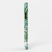 Monogrammed Tropisch Oerwoud Palm Leaves Pattern Case-Mate iPhone Case (Achterkant/rechts)