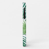 Monogrammed Tropisch Oerwoud Palm Leaves Pattern Case-Mate iPhone Case (Achterkant/links)