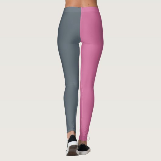 Monogrammed Two Tone Personalized Leggings (Achterkant)