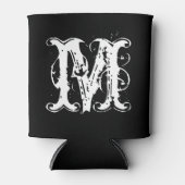 Monogrammed  typografie drankkoelers blikjeskoeler (Voorkant)