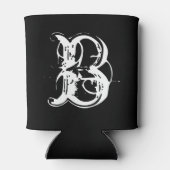 Monogrammed  typografie drankkoelers blikjeskoeler (Achterkant)