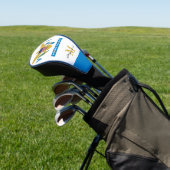 Monogrammed US Maagdeneilanden Vlag Golfclubs, Golfheadcover (Insitu)