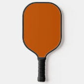 Monogrammed - verbrand sinaasappel pickleball paddle (Achterkant)
