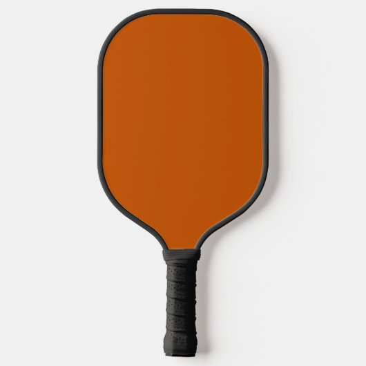 Monogrammed - verbrand sinaasappel pickleball paddle (Achterkant)