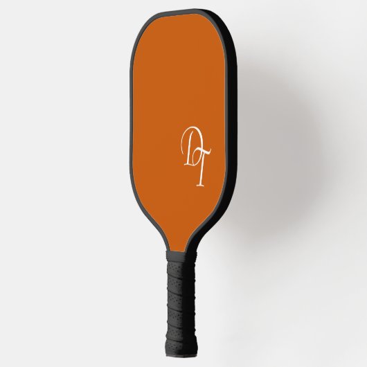 Monogrammed - verbrand sinaasappel pickleball paddle (Links)