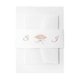 Monogrammed Victoriaans Fan Thema Uitnodigingen Wikkel