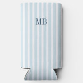 Monogrammed vrijgezellenfeest gunst bruidsfeest seltzer blikjeskoeler (Achterkant)