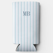 Monogrammed vrijgezellenfeest gunst bruidsfeest seltzer blikjeskoeler (Voorkant)