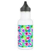 Monogrammed Waterverf Flowers Waterfles (Rechts)