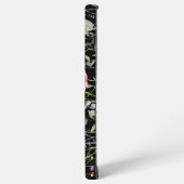 Monogrammed Waterverf Kleurrijke Wildflower Meadow Samsung Galaxy Hoesje (Linkerkant)