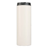 Monogrammed Waterverf  rustieke zonnebloem Thermosbeker (Achterkant)