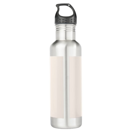 Monogrammed Waterverf  rustieke zonnebloem Waterfles (Achterkant)