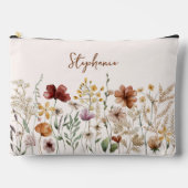 Monogrammed Waterverf Wildflower Bloemen Etui (Voorkant)