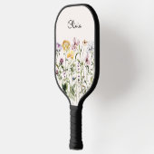 Monogrammed Waterverf Wildflower Garden Pickleball Paddle (Links)