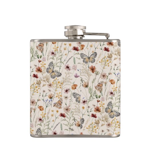 Monogrammed Wedding Flask Heupfles (Achterkant)