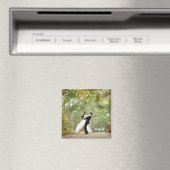 Monogrammed Wedding Photo Magnet (Insitu (Vaatwasser))