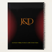 Monogrammed Wedding Planner (Achterkant)