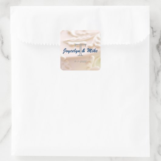 Monogrammed Wedding Stickers & Envelope Seals (Tas)