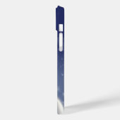 Monogrammed White Wolf Howling Case-Mate iPhone Case (Achterkant / Links)