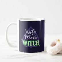 Monogrammed Wife Mam Witch - Funny Halloween