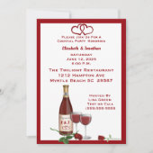 Monogrammed-wijnfles Kaart (Voorkant)