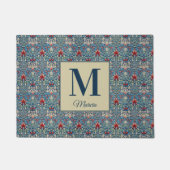 Monogrammed William Morris Deurmat (Voorkant)
