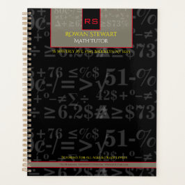Monogrammed-Wiskunde-aanvalspanner Planner