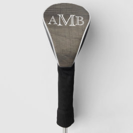 Monogrammed Wood-Look Golfheadcover