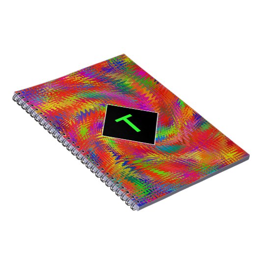 Monogrammed Woven Rainbow Notitieboek (Rechterzijde)
