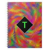 Monogrammed Woven Rainbow Notitieboek (Voorkant)