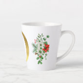 Monogrammed Xmas Latte Mok- Gouden letter Mok (Rechts)