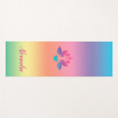 Monogrammed Yoga Mat (Voorkant (horizontaal))