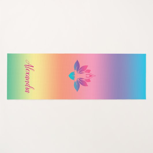 Monogrammed Yoga Mat (Voorkant (horizontaal))