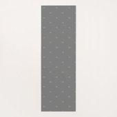 Monogrammed Yoga Mat - Red Yellow Scottish Tartan (Achterkant)