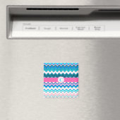 Monogrammed ZigZag Pattern Magnet (Insitu (Vaatwasser))