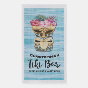 Monogrammed Zomer Strand Tiki Bar Party Servet