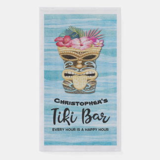 Monogrammed Zomer Strand Tiki Bar Party Servet