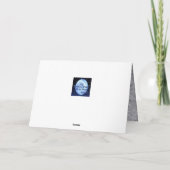 Monogrammed zwart en zilver mozaïek kaart (Achterkant)