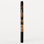 Monogrammed Zwart Goud Script Koper Case-Mate iPhone Case (Achterkant/rechts)