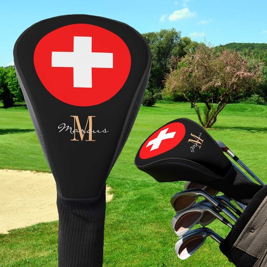Monogrammed & Zwitserland Golf Clubs Hoesjes/Zwits Golfheadcover