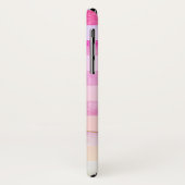 Monogrammen Abstracte geelstropen in Waterverf C Case-Mate iPhone Case (Achterkant/links)