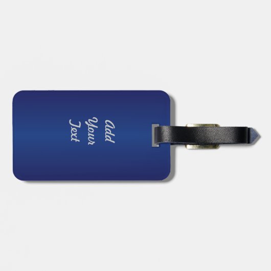 Monogrammen Bagagelabel (Achterkant horizontaal)