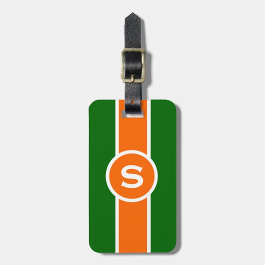 Monogrammen Bagagelabel (Voorkant verticaal)