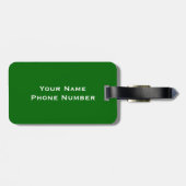 Monogrammen Bagagelabel (Achterkant horizontaal)