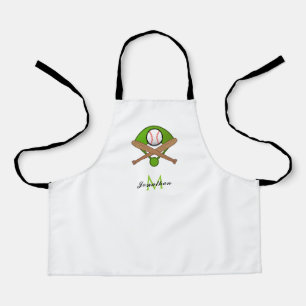 Monogrammen Baseball Design Player Coach Name Ball Schort