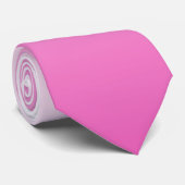 Monogrammen Blush Pink Magenta Cherry Blossom Pink Stropdas (Opgerold)