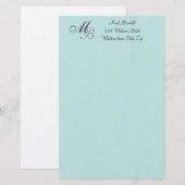 Monogrammen Briefpapier (Voorkant / Achterkant)