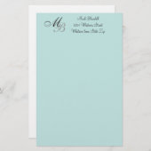Monogrammen Briefpapier (Voorkant / Achterkant)
